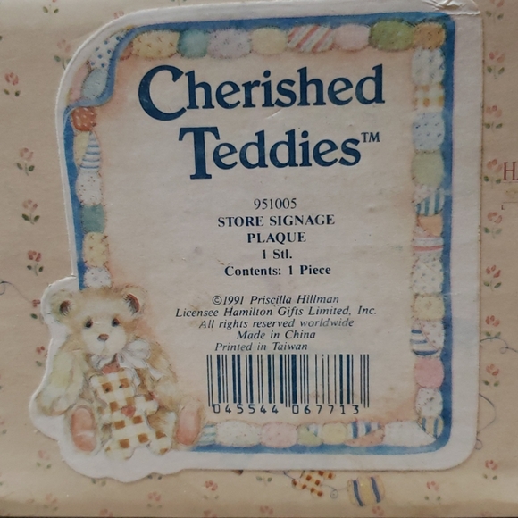 Cherished Teddies, store signage plaque - Picture 4 of 5